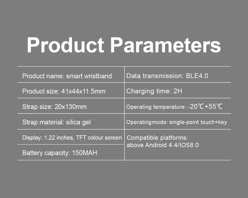 H11 Смарт часы браслет 1.22IN цветной экран одиночный сенсорный Спорт IP67 водонепроницаемый дисплей погоды умный Браслет