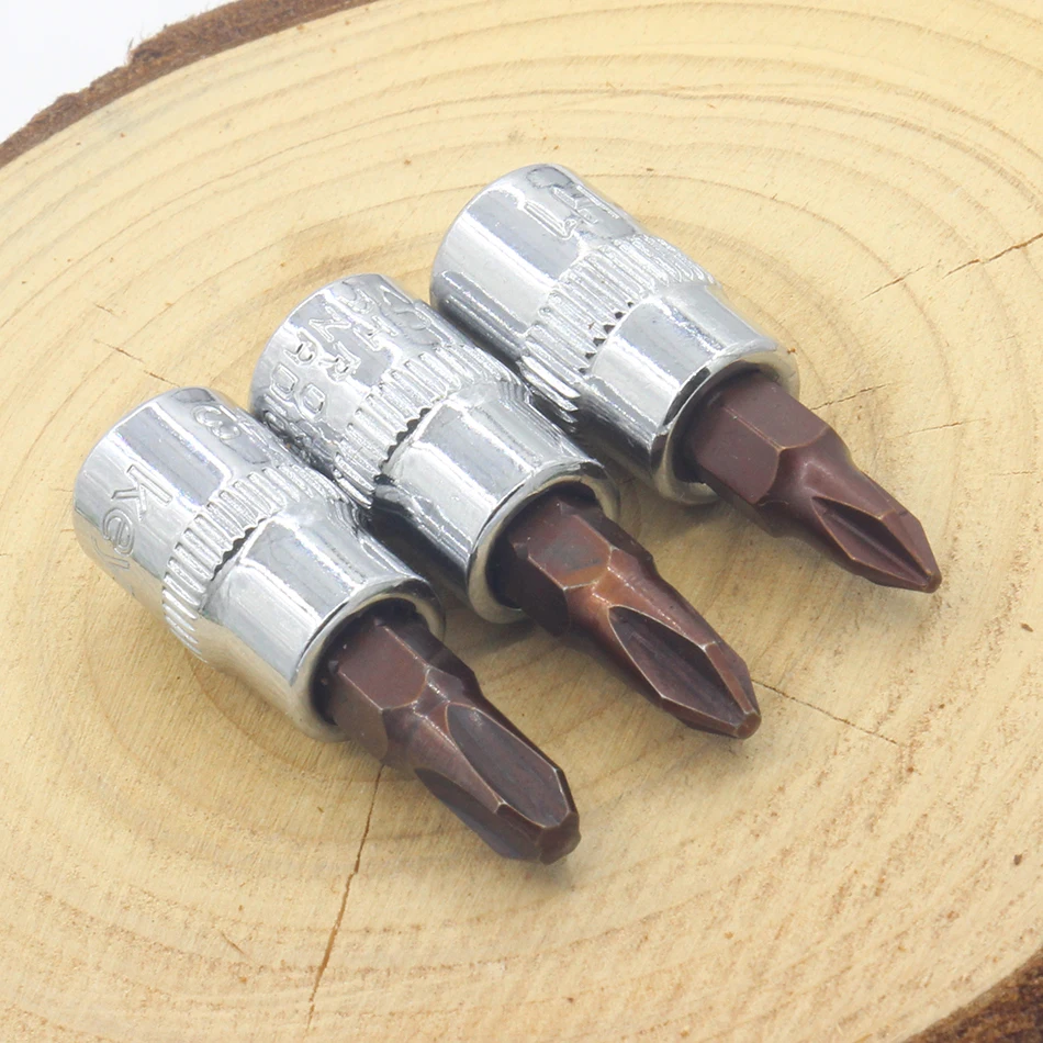 1 шт. крестообразная отвертка Philips Bits 1/4 дюймовый накопитель гнездо ручной