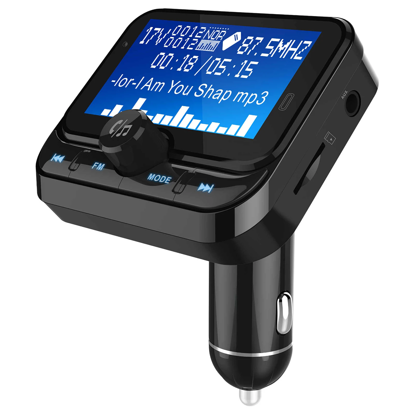 

Новинка 2021, автомобильный Bluetooth MP3-плеер 12 в-24 в, громкая связь, FM-передатчик, автомобильное зарядное устройство с автомобильным радио и прику...