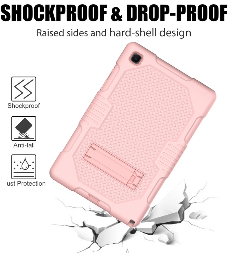 

For Samsung Galaxy Tab A7 10.4 2020 SM-T500 SM-T505 Armor Silicone Tablet Case Rugged Duty For Samsung Galaxy T500 SM-T505 +Pen