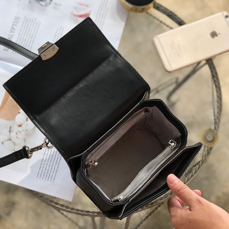 2019 осень-зима наклонная Наплечная Сумка joker элегантная маленькая сумочка | Багаж