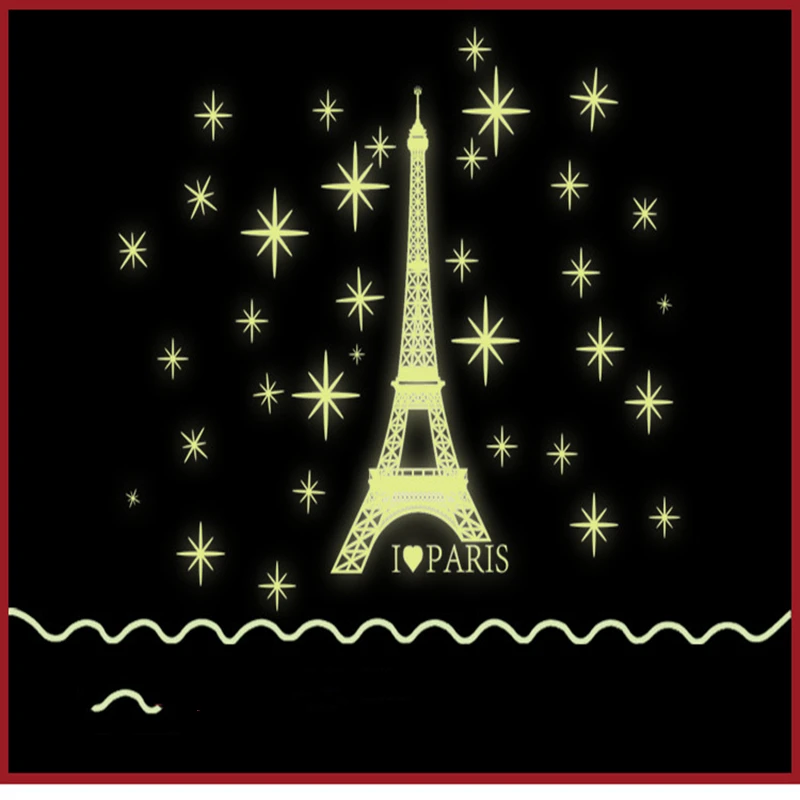 

Wall Sticker Moon Star Snowflake Luminous Sticker Window Children's Room Background Wall Decoration Removable Sticker 2020