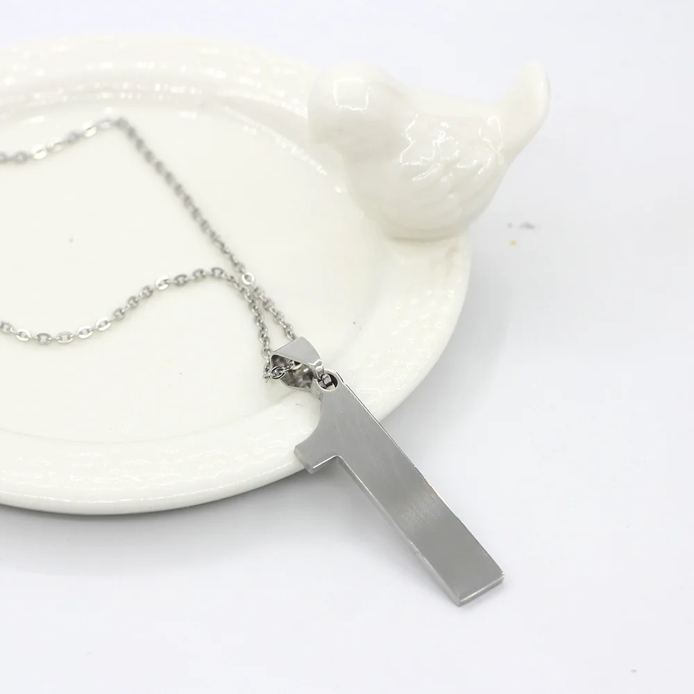 Мужские ожерелья с цифрами ювелирные изделия на заказ 0 1 2 3 4 5 6 7 8 9 ожерелье