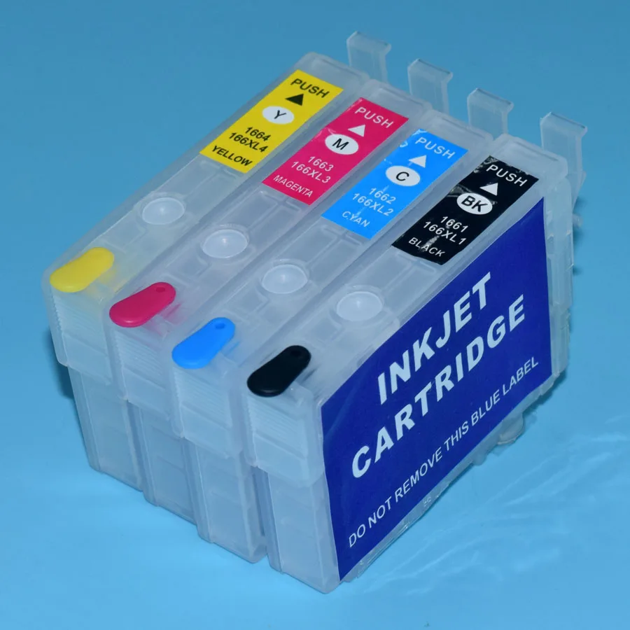 Europe T16XL T1631-T1634 Refill Ink Cartridge for Epson WorkForce WF-2510 2520 2530 2540 2010 2630 2650 2660 2750 2760 Printer