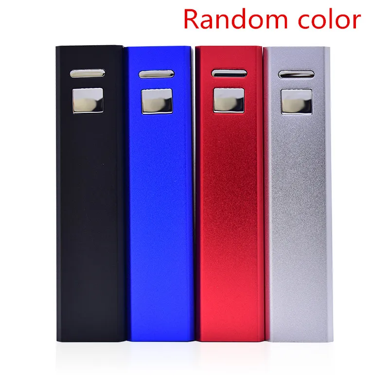 Random color 3000 мАч Внешний аккумулятор 18650 Внешнее зарядное usb-устройство для аккумулятора чехол для мобильного резервного зарядного устройства Внешний аккумулятор для iPhone8 X для xiaomi - Цвет: Random color
