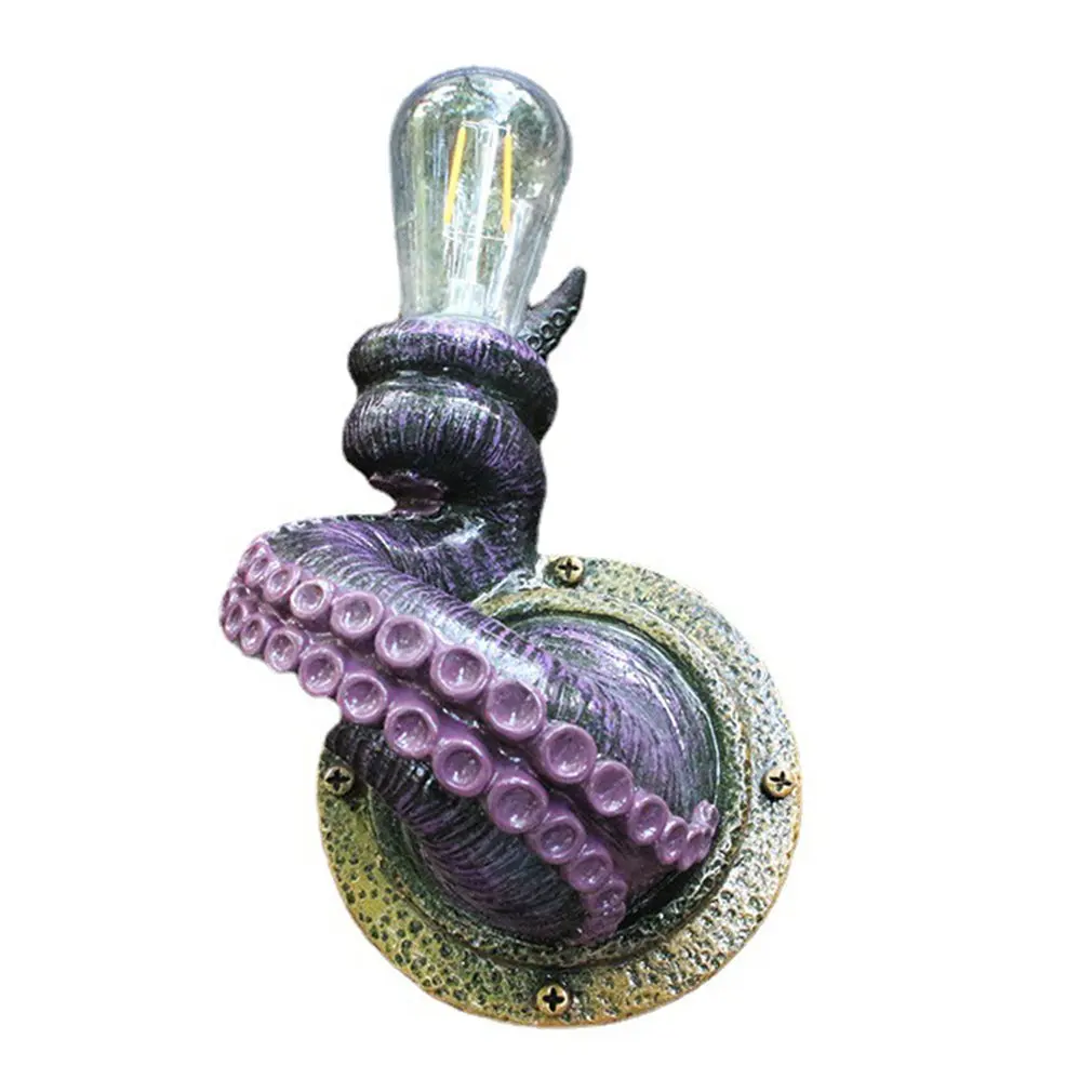 

Настенный светильник «Осьминог», держатель лампы для щупальцев, комнатный декоративный светильник для дома