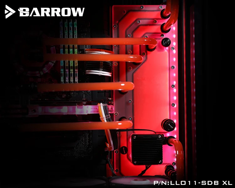 Дистрибьютор Barrow для динамического шасси Lianli O11D XL дефлектор водной дорожки с
