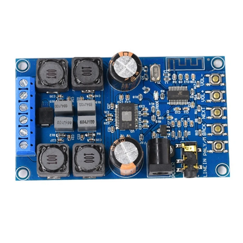 Bluetooth Digital Power Amplifier Board Stereo Dual Channel 50W+50W Audio With Shell | Электроника