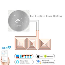 Умный термостат для теплого пола с поддержкой Wi Fi и управлением
