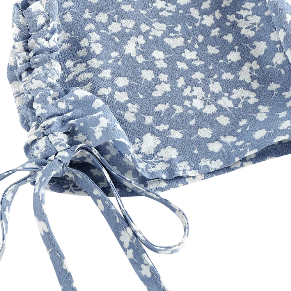 Женский комплект из двух предметов ZAFUL пышная юбка с открытыми плечами и