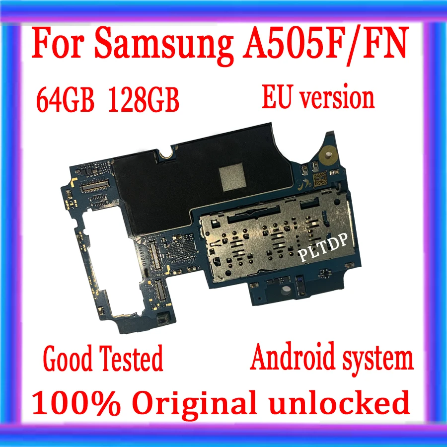 С полными чипами для материнской платы Samsung Galaxy A50 A505F/A505FN 64 Гб/128 ГБ 100%