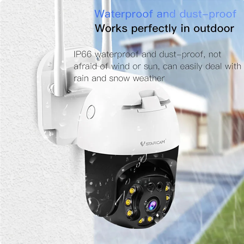 Vstarcam новая 3MP Wifi IP камера купольная AI безопасности P2P Беспроводная 2 сторонняя