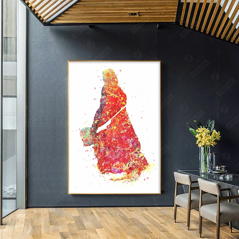 Печать без рамки HD принт Тор для украшения гостиной настенное Искусство Холст