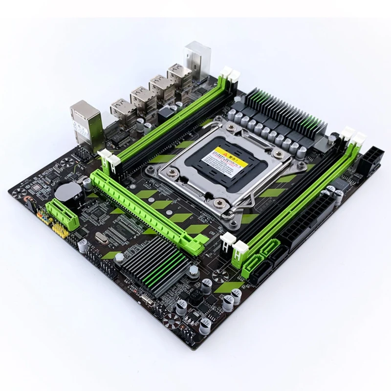 X79 X79G комплект материнской платы с LGA2011 Combos Xeon E5 2620 CPU 2 шт. x 4 ГБ = 8 Гб памяти DDR3 RAM 1333