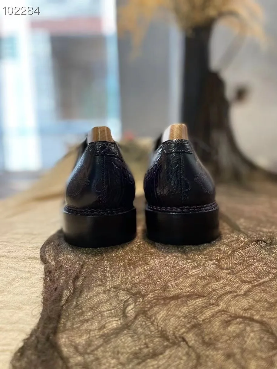 Рисунок 6 - Мужские свадебные туфли Sipriks из крокодиловой кожи