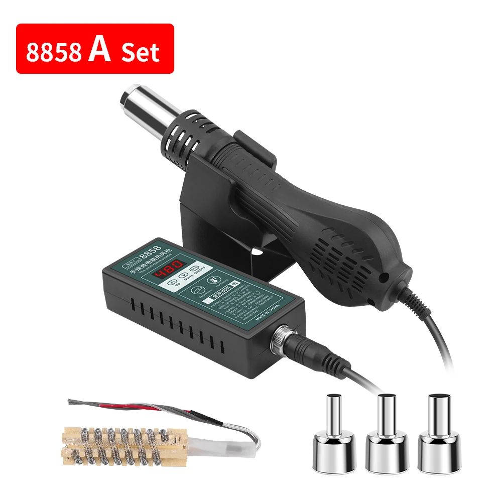 

Паяльная станция 2 в 1 LUXIANZI с пистолетом горячего воздуха BGA PCB IC ремонтный инструмент светодиодный цифровой дисплей SMD паяльная станция Электрический паяльник