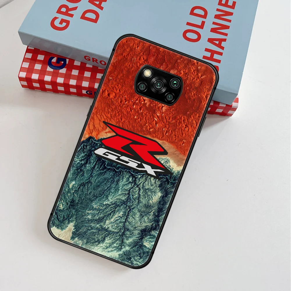 

Suzukis Motorcycle Cool Phone Case For Xiaomi Mi Note 10 A3 9 MAX 3 A2 8 9 Lite Pro Ultra black Back Tpu Bumper Silicone Cell