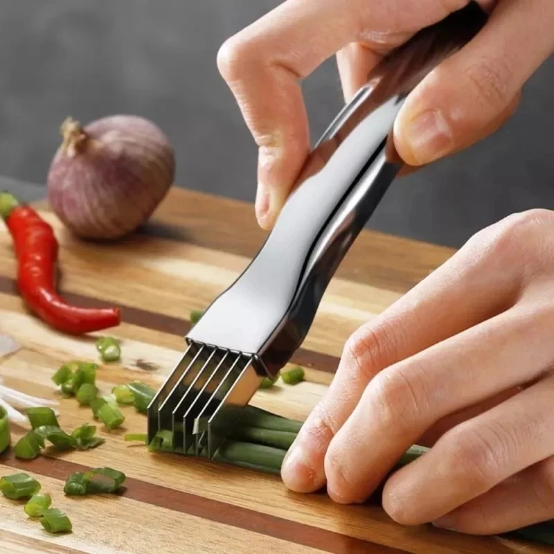

Knife Onion Garlic Vegetable Cutter Cut Onions Garlic Tomato Device Shredders Slicers Cooking Tools Shred Silk The Knife