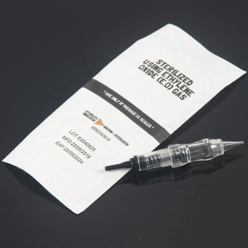 10 шт. 1RL 3RL 5RL 7RL стерилизованные иглы для тату Перманентный макияж винтовые бровей