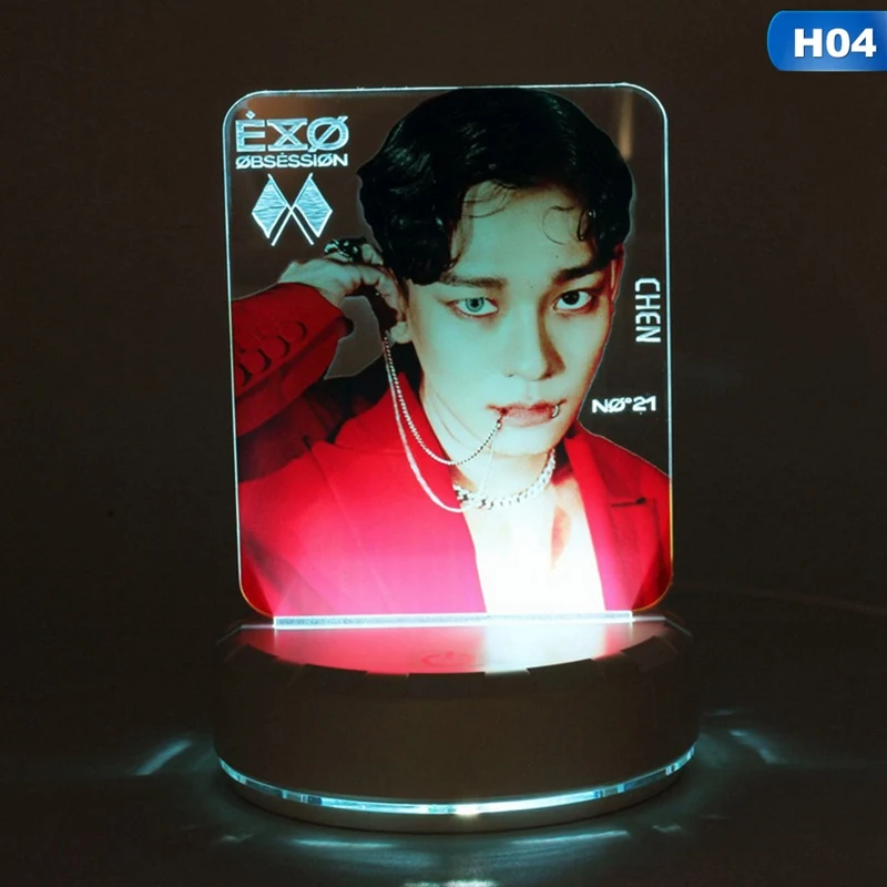 EXO настольная лампа светящаяся палочка светодиодный ночник прикроватная набор