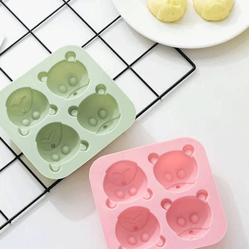 Силиконовая форма Медведь инструменты для украшения торта помадные формы