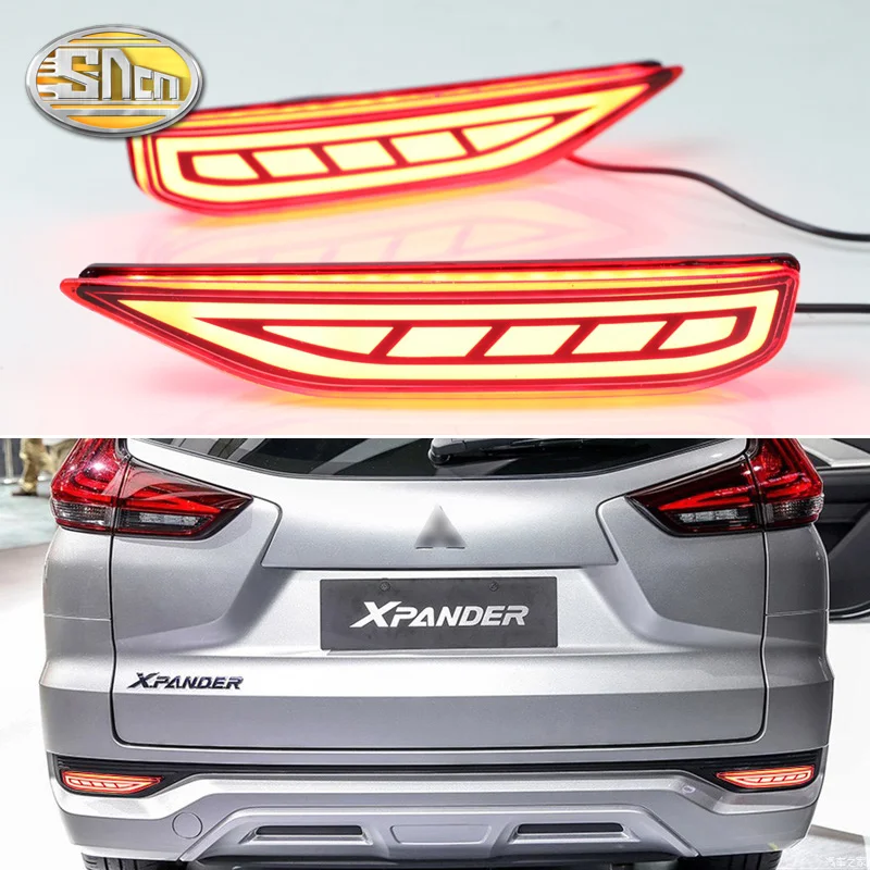 

Отражатель заднего бампера для Mitsubishi Xpander 2017 2018 2019, стоп светильник, фасветильник дальнего света, аксессуары для стайлинга автомобиля