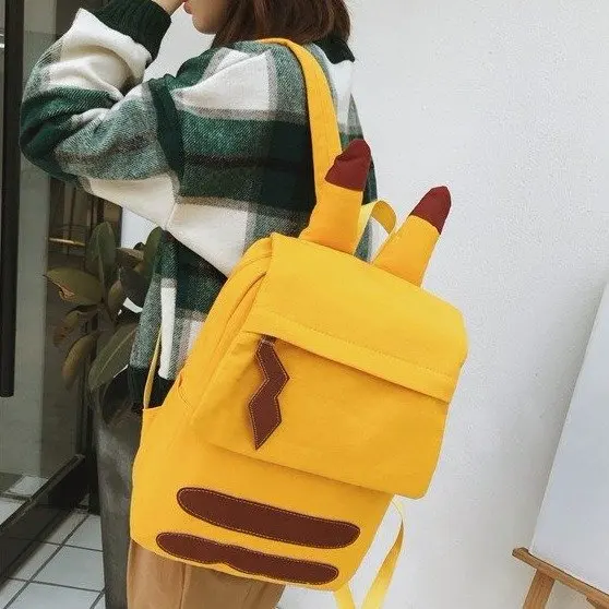 Японский Забавный каваи мультфильм Аниме Пикачу mochila Тоторо bolso рюкзак студенческий холст школьная сумка Подростковая сумка