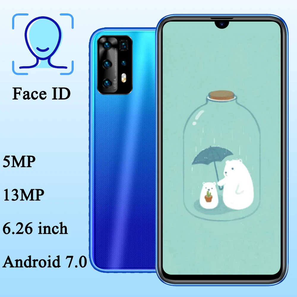 Мобильный телефон 4T 4 Гб ОЗУ + 64 ПЗУ распознавание лица Android 7 0 передняя/задняя