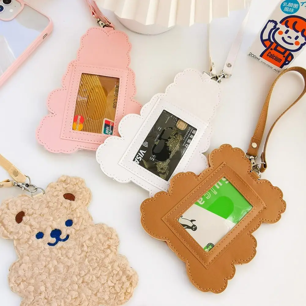 Корейский модный комплект для девочек Медведь автобус кредитных карт сумка