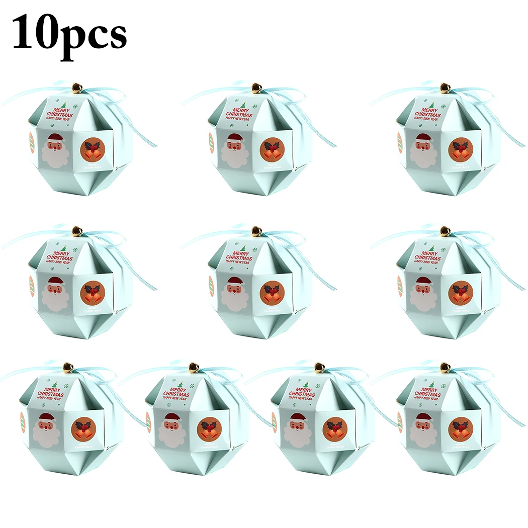 10 шт. креативная Рождественская коробка для конфет печенья шоколада сделай сам