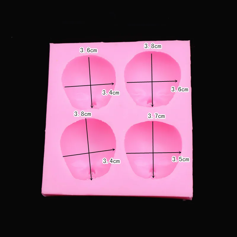 Форма для пластилина 4 в 1 форма милого лица ульсветильник глина Мягкая