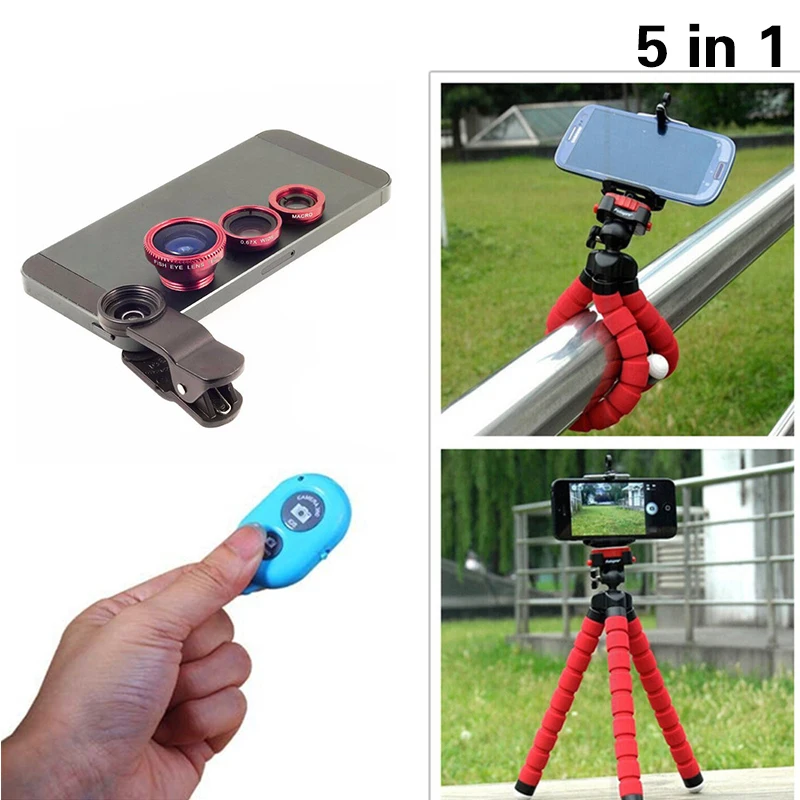 Универсальный объектив рыбий глаз для iphone 8 7 6 5 оформления 5c в 1|Объективы