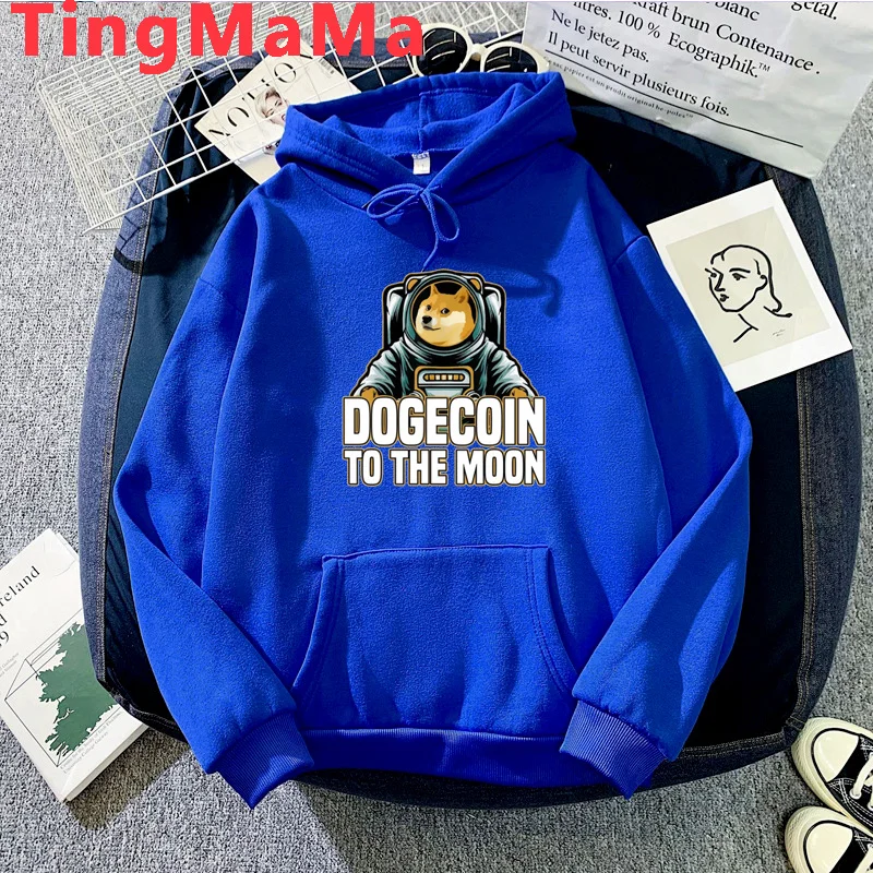 

Shiba Inu Shib Dogecoin hoodies women y2k aesthetic Ulzzang Oversized graphic female clothing hoody grunge
