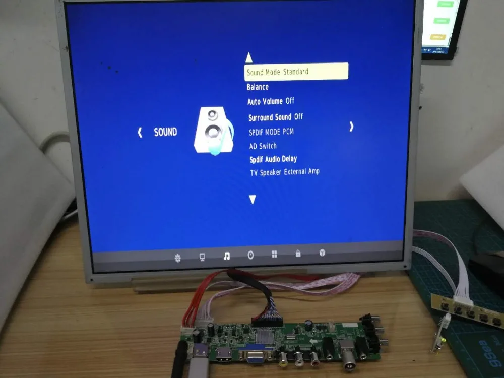 DVB-T2/DVB-T/DVB-C ЖК цифровой телевизор драйвер плата контроллера комплект 23,8 дюймов LM238WF2 SSA1 1280*800 3663 ЖК-плата контроллера DIY комплект