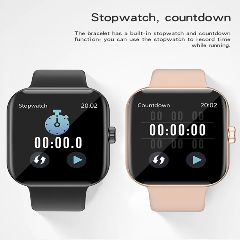 

Z1 smart watch android iOS smartwatch men smart bracelet women wristbands Fitness Tracker Full Touch Square Screen Passometer