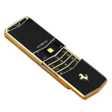 2022 Unlock Luxury Slide Phone Metal Body Dual Sim Bar Mobile BT Dial Cool Mini Card MP3 Vibration With Camera FM V05+