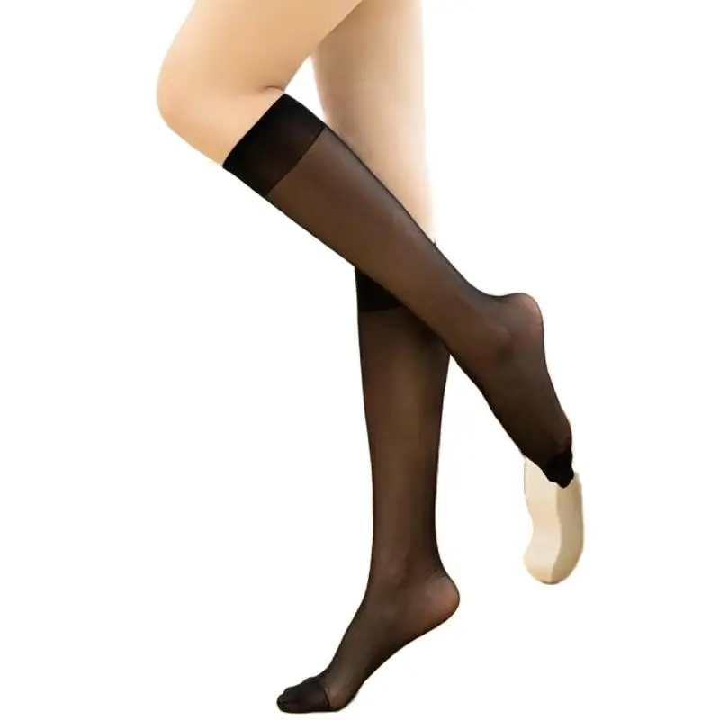 Женские носки черные модные чулки гольфы бархатные милые для девочек | Женская