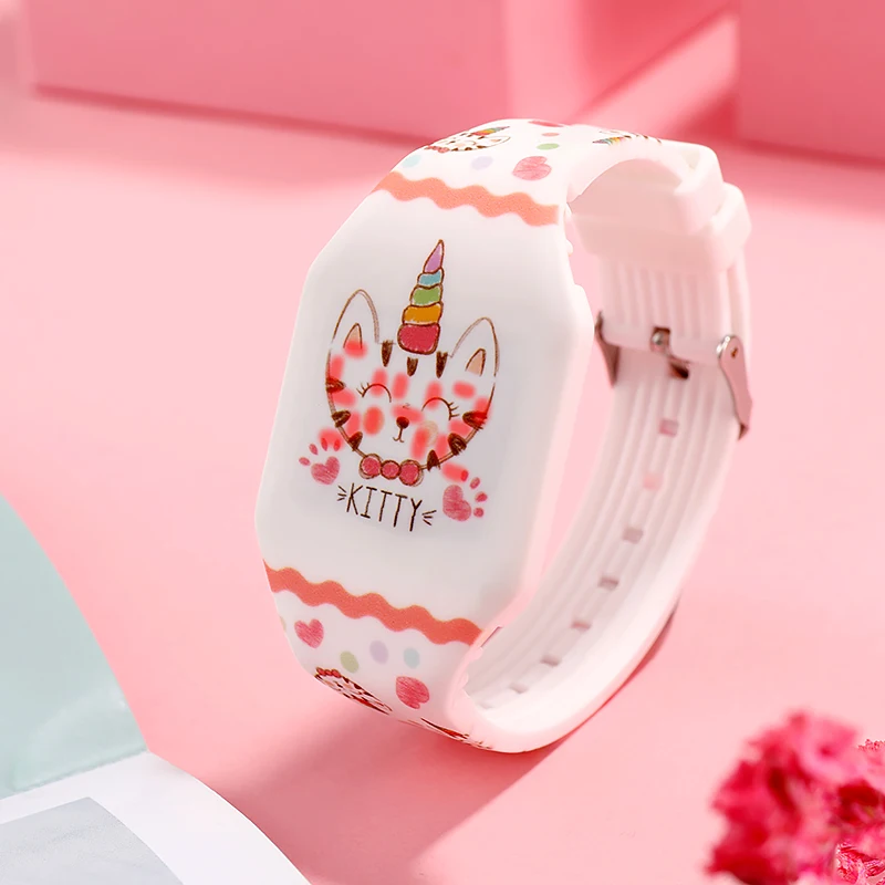 

Digital Watch Cartoon Alpaca Mermaid Unicorn Dinosaur Kitty Astronaut Halloween Christmas Gift