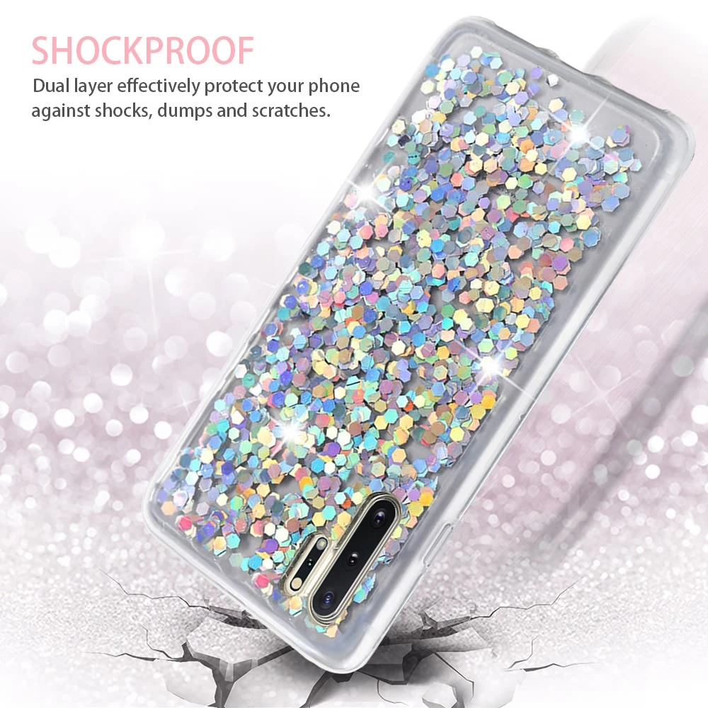 LAPOPNUT Luxury Bling Glitter Sparkle Phone Case for Samsung Galaxy A71 A51 J5 J3 A5 A3 2017 Soft Silicone Bumper Coque Cover |