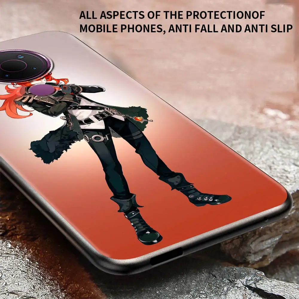 genshin impact anime black case for nokia 7 2 3 4 5 4 5 3 g10 2 3 2 4 soft phone cubierta 2 2 8 3 g20 x10 c20 celular cover free global shipping