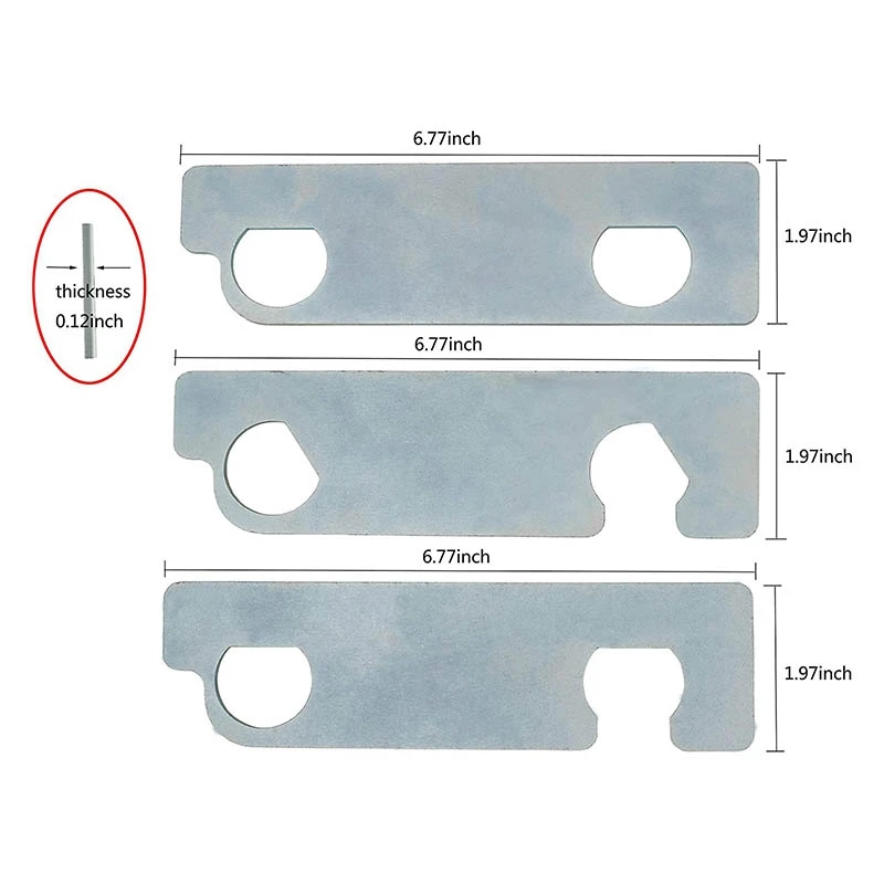 

3Pcs/Set Camshaft Retaining Tool EN48383 EN46105 for Vauxhall/Opel/Saab/Cadillac/Buick/ 2.8L 3.0L 3.6L V6 Engine