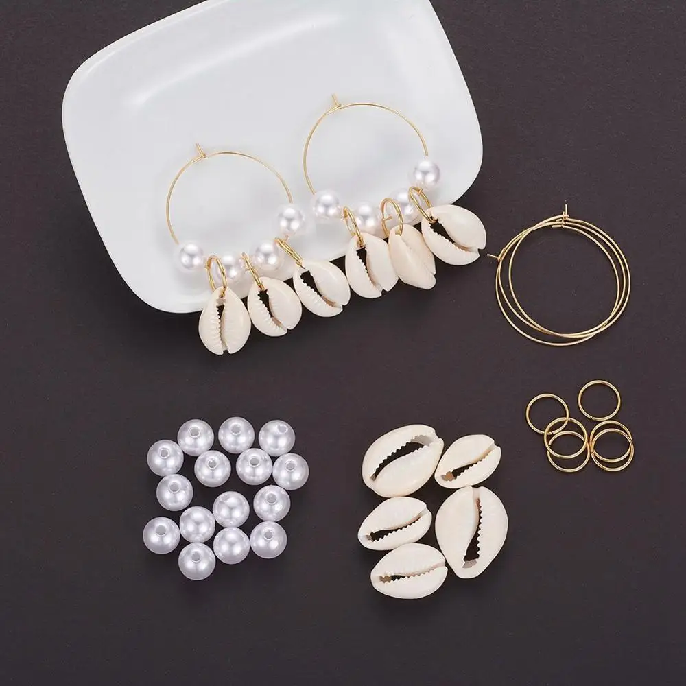 

ZG earrings production material package DIY earrings set handmade pearl earrings jewelry supplies and components