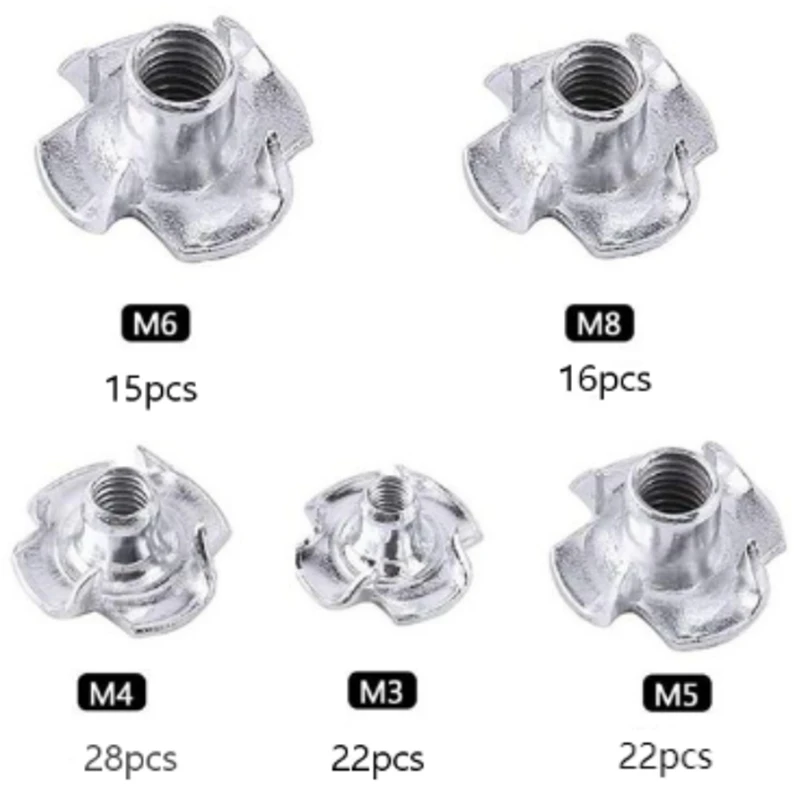 103 шт. встроенная гайка для деревянной мебели | Обустройство дома