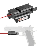tactical red laser sight scope with 1120mm picatinny weaver hunting rail for pistol glock headgun gun red dot scope