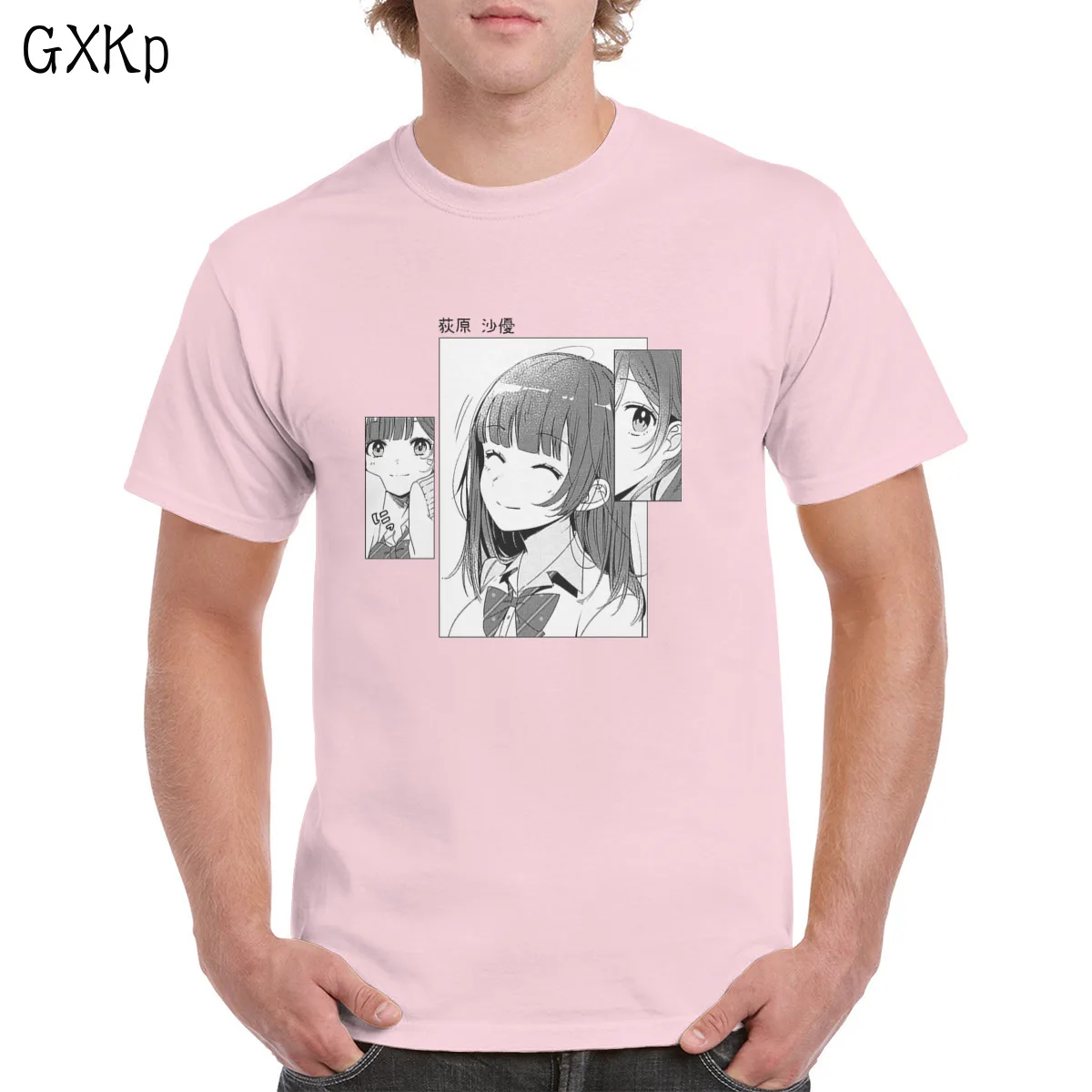 

Anime Sayu Ogiwara Higehiro Aesthetic t shirt 100% Cotton Harajuku cute Top Oversized clothes Female/Man