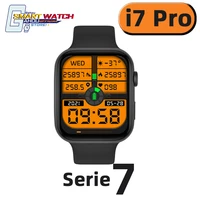 2021 hot smart watch for men women i7 pro iwo serie7 fitness tracker bluetooth call smartwatch pk iwo 12 w37 pro hw22 plus