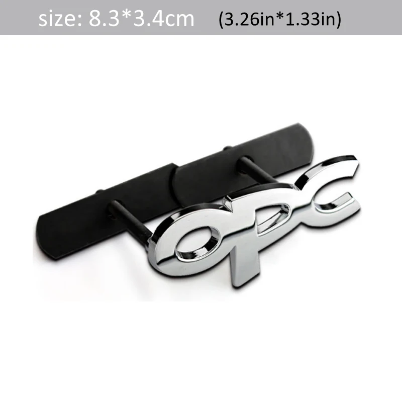 1Pcs 3D Metal OPC Car Side Fender Rear Trunk Emblem Badge Sticker Decals suit for Universal car accessories decoration stick | Автомобили