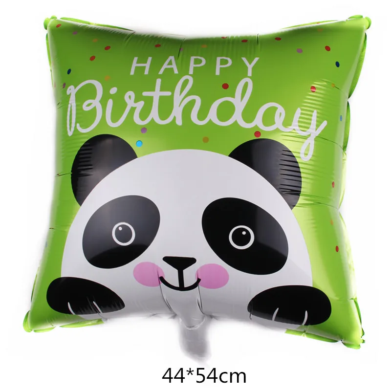 

Animal Balloons Birthday Party Decoration Lion Head Panda Zoo Foil Balloon Holiday Wedding Kid Gift Baby Toy cartoon hat