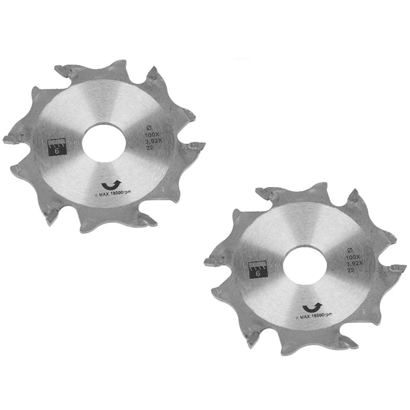 

2PCS100mm/4 Inch Carbide Biscuit Jointing Machine Saw Blade Replacement Cutter for Woodworking Biscuit Machine