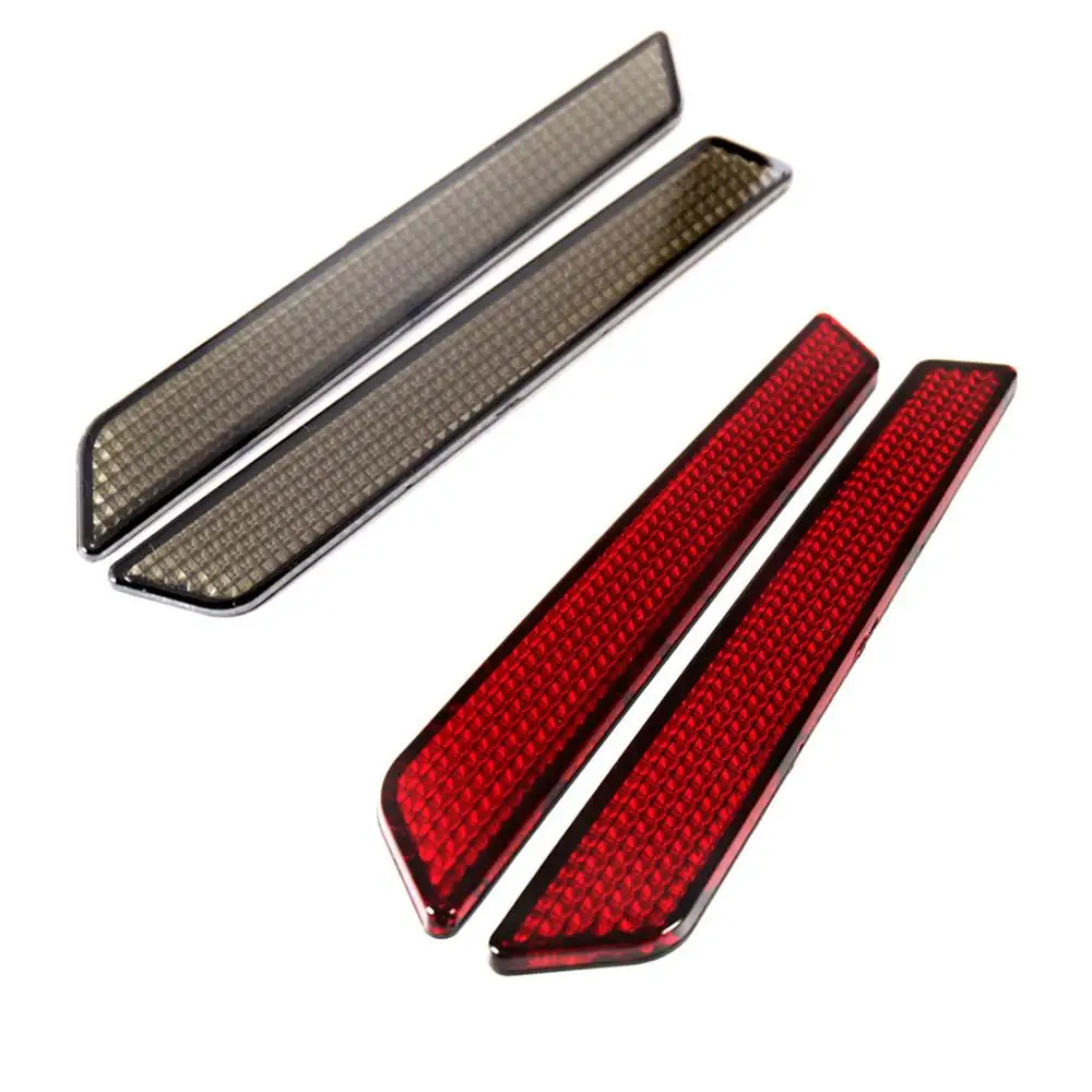 

Smoked Saddlebag Guard Reflector For Harley Latch Covers 2014-2020 Touring Street Glide Road King